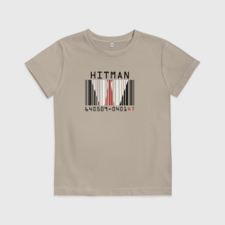 Детская футболка хлопок Hitman - штрих код 