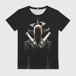 Женская футболка 3D Хитман - 47