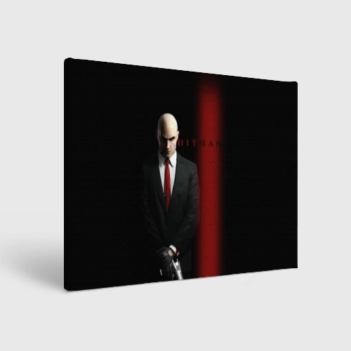 Холст прямоугольный Агент Hitman