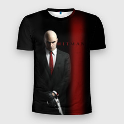Мужская футболка 3D Slim Агент Hitman
