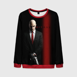 Мужской свитшот 3D Агент Hitman
