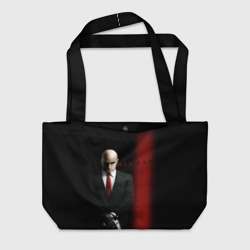 Пляжная сумка 3D Агент Hitman
