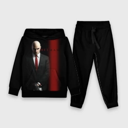 Детский костюм с толстовкой 3D Агент Hitman