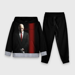 Детский костюм с толстовкой 3D Агент Hitman