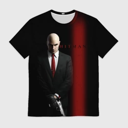 Мужская футболка 3D Агент Hitman
