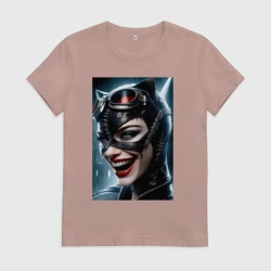 Женская футболка хлопок Batman - catwoman