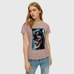 Женская футболка хлопок Batman - catwoman - фото 2