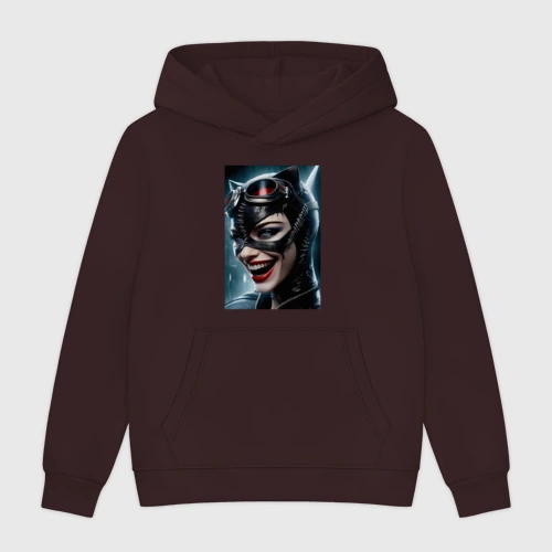 Мужская толстовка без начеса хлопок Batman - catwoman
