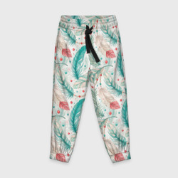 Детские брюки 3D Бохо паттерн в мятных тонах