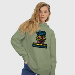 Женское худи Oversize хлопок Девушки февраля - фото 2