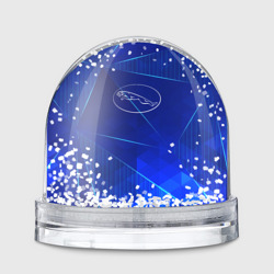 Игрушка Снежный шар Jaguar blue poly