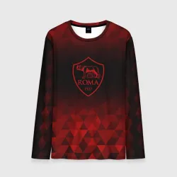 Мужской лонгслив 3D Roma red poly