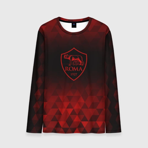 Мужской лонгслив 3D Roma red poly