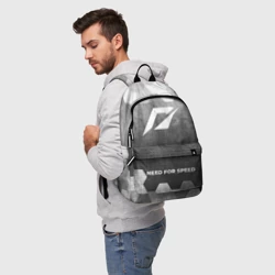 Рюкзак 3D Need for Speed - grey gradient по-центру - фото 2