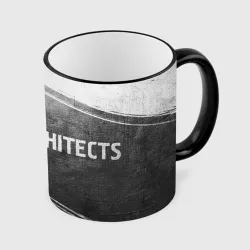 Кружка с полной запечаткой Architects - grey gradient по-горизонтали