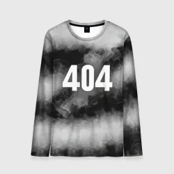 Мужской лонгслив 3D 404 в дыму