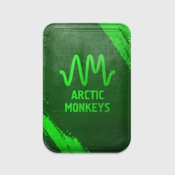 Картхолдер Magsafe магнитный Arctic Monkeys - green gradient
