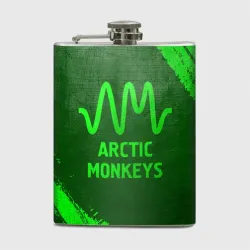 Фляга Arctic Monkeys - green gradient