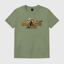 Мужская футболка хлопок Euro Truck Simulator 2