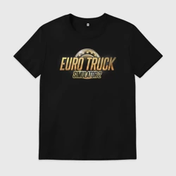Мужская футболка хлопок Euro Truck Simulator 2