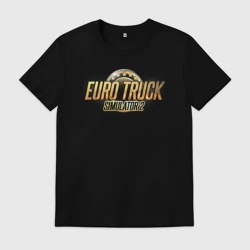 Мужская футболка хлопок Euro Truck Simulator 2