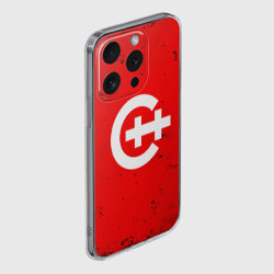 Чехол для iPhone 15 Pro силиконовый с защитой камеры C++ - фото 2