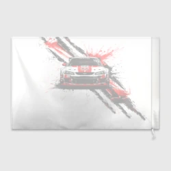 Флаг 3D Гоночный автомобиль - фото 2