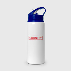 Бутылка для воды с трубочкой Дни сакамото - country