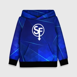 Детская толстовка 3D Sally Face blue poly