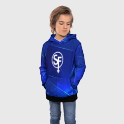 Детская толстовка 3D Sally Face blue poly - фото 2