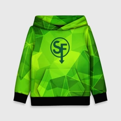 Детская толстовка 3D Sally Face green poly