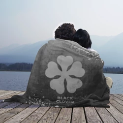 Плед 3D Black Clover - grey gradient - фото 2