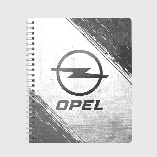 Тетрадь Opel - white gradient