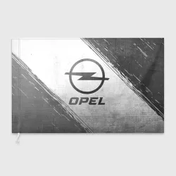 Флаг 3D Opel - white gradient