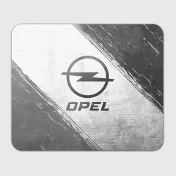 Прямоугольный коврик для мышки Opel - white gradient