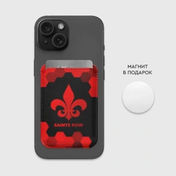 Картхолдер Magsafe магнитный Saints Row - red gradient - фото 2