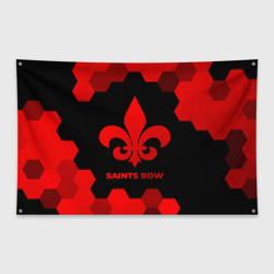 Флаг-баннер Saints Row - red gradient