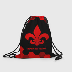 Рюкзак-мешок 3D Saints Row - red gradient