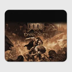Прямоугольный коврик для мышки Doom the dark ages