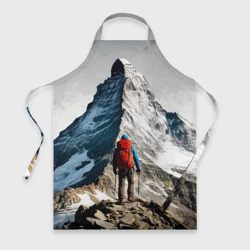 Фартук 3D Альпинизм на сером