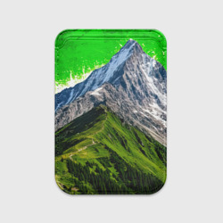 Картхолдер Magsafe магнитный Зелено-белая гора