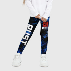 Детские леггинсы 3D Rust молнии - фото 2