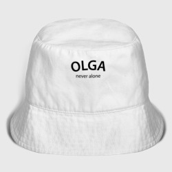 Детская панама хлопок Olga never alone - motto