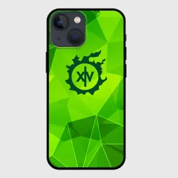 Чехол для iPhone 13 mini Final Fantasy green poly