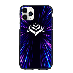 Чехол для iPhone 11 Pro Max матовый Warframe neon energy