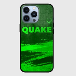 Чехол для iPhone 13 Pro Quake - green gradient посередине