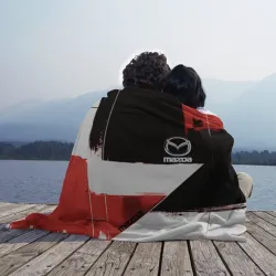 Плед 3D Mazda логотип - фото 2