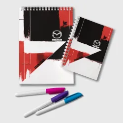 Блокнот Mazda логотип