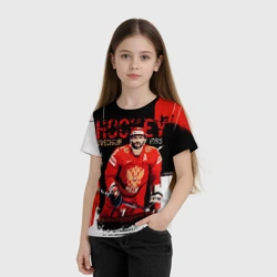 Детская футболка 3D Александр Овечкин лучший хоккеист - фото 2