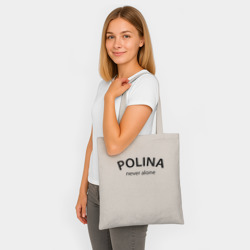 Шоппер BioNature Polina never alone - motto - фото 2